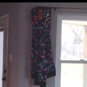 Bathing ape kid Cudi hoodie xl